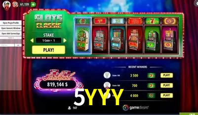 5YYY bônus — painel de promoções no aplicativo